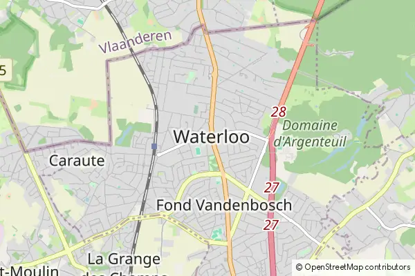 Mapa Waterloo