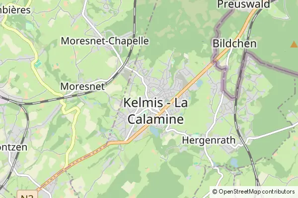 Mapa Kelmis