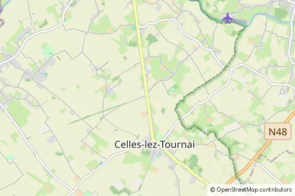 Mapa Celles