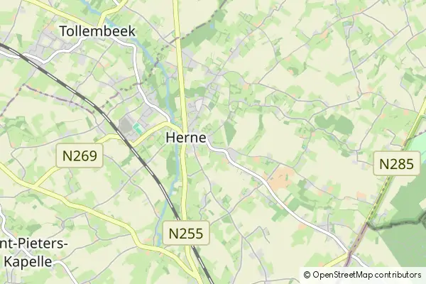 Mapa Herne