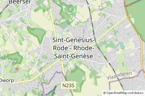 Mapa Rhode-Saint-Genese