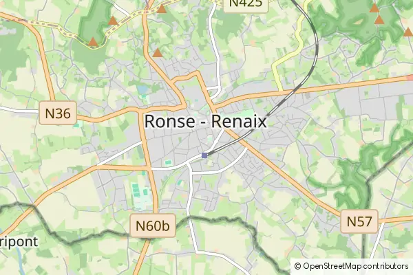 Mapa Ronse