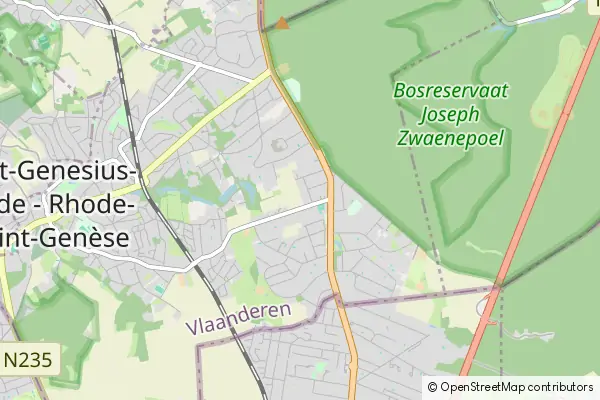 Mapa Sint-Genesius-Rode