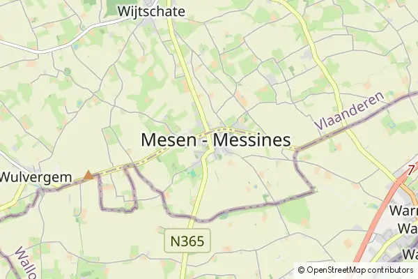 Mapa Mesen