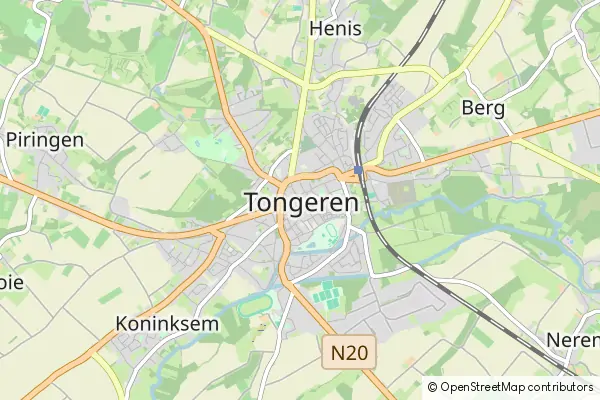 Mapa Tongeren