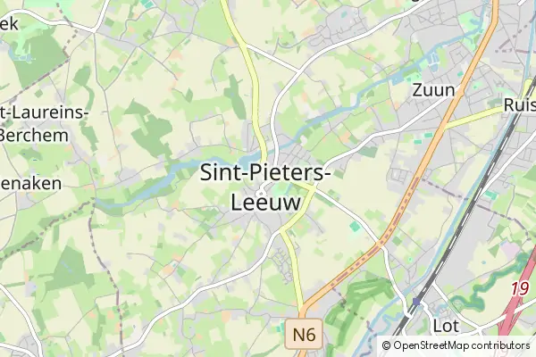 Mapa Sint-Pieters-Leeuw