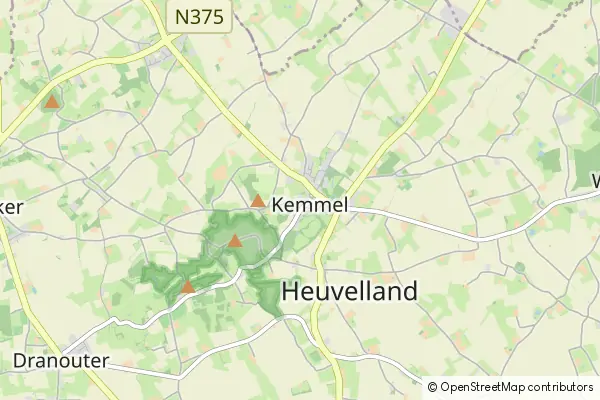 Mapa Heuvelland