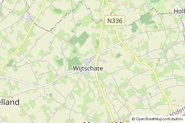 Mapa Wijtschate