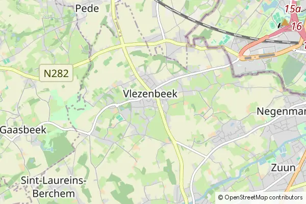 Mapa Vlezenbeek