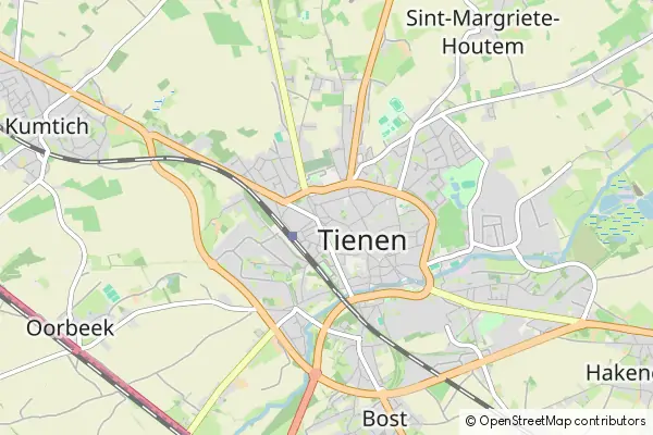 Mapa Tienen