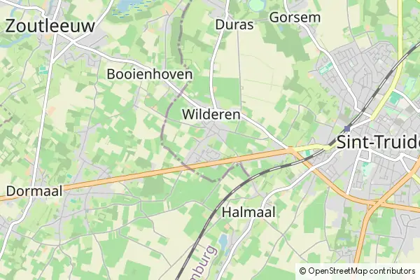 Mapa Wilderen