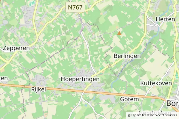 Mapa Bilzen