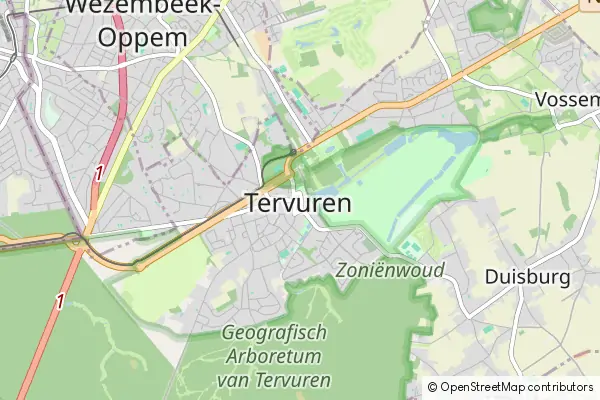 Mapa Tervuren