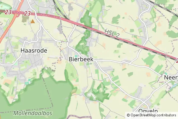 Mapa Bierbeek