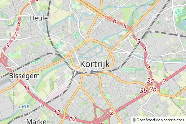 Mapa Kortrijk