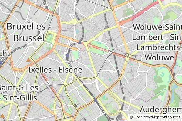 Mapa Etterbeek