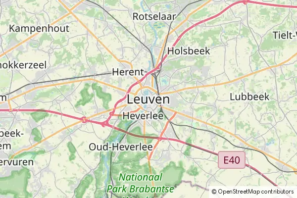 Mapa Leuven