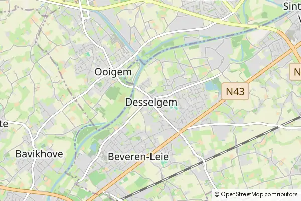 Mapa Desselgem