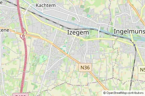 Mapa Izegem