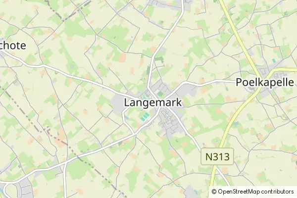 Mapa Langemark