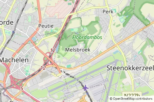 Mapa Melsbroek