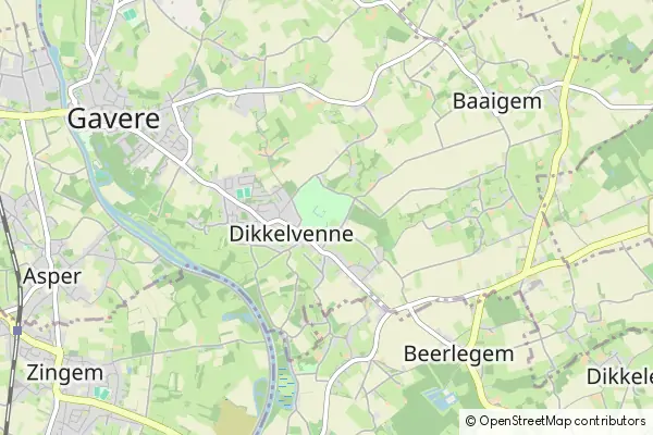 Mapa Dikkelvenne