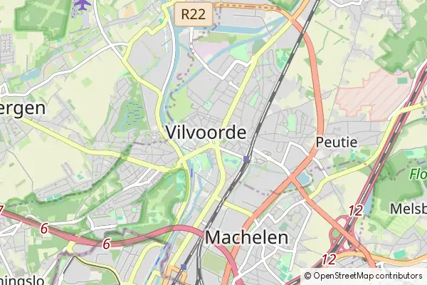 Mapa Vilvoorde