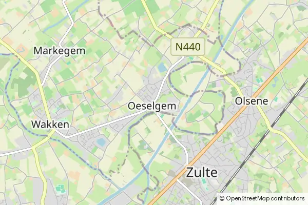 Mapa Oeselgem