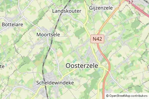 Mapa Oosterzele