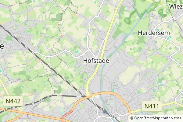 Mapa Hofstade