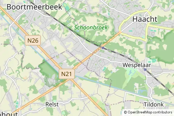 Mapa Boortmeerbeek