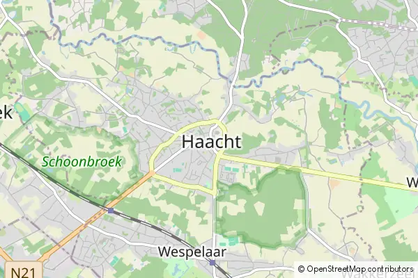 Mapa Haacht