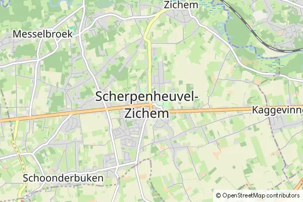 Mapa Scherpenheuvel