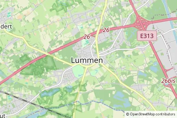 Mapa Lummen