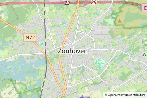 Mapa Zonhoven