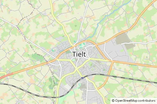 Mapa Tielt