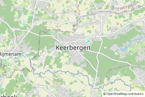 Mapa Keerbergen