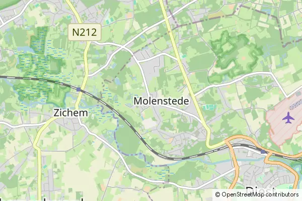 Mapa Molenstede