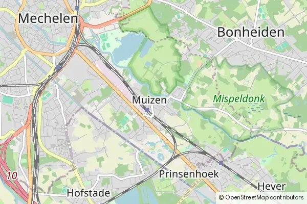 Mapa Muizen