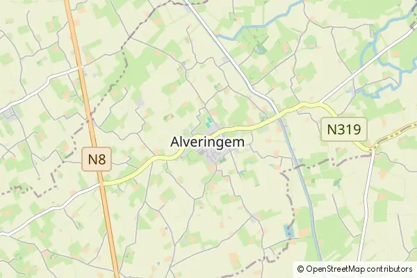 Mapa Alveringem