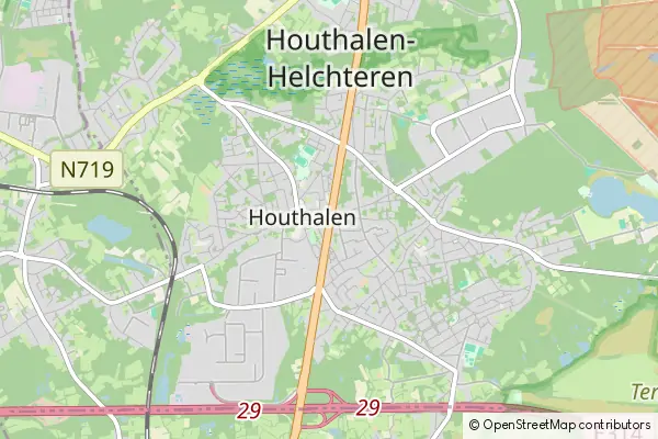 Mapa Houthalen-Helchteren