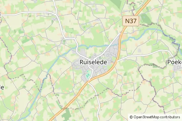 Mapa Ruiselede