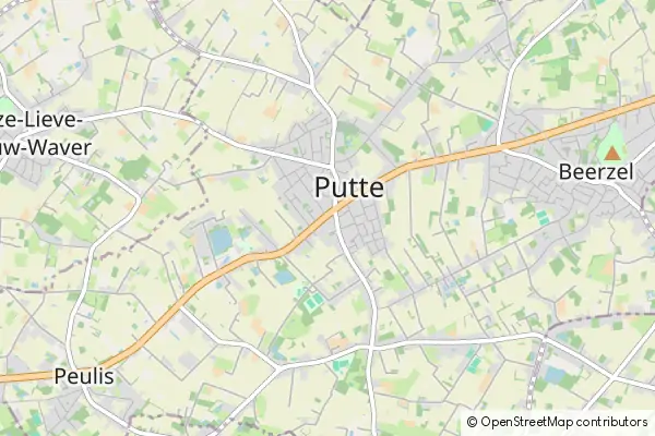 Mapa Putte