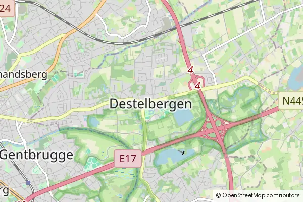 Mapa Destelbergen