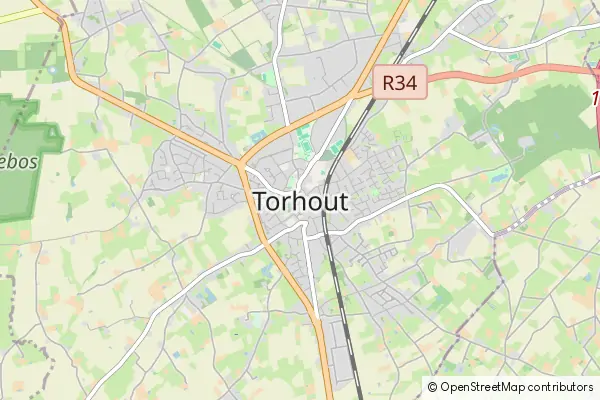 Mapa Torhout