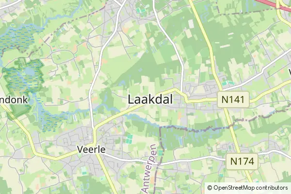 Mapa Laakdal