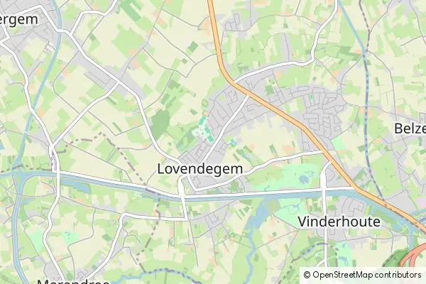 Mapa Lovendegem