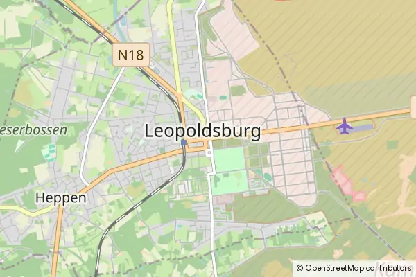 Mapa Leopoldsburg