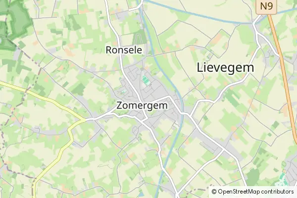 Mapa Zomergem