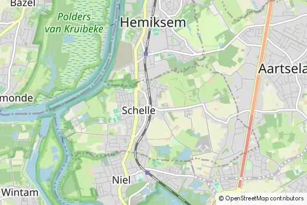 Mapa Schelle